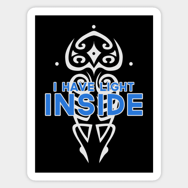 I have light inside! Sticker by mistyautumn